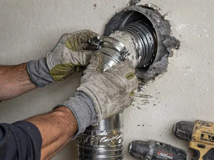 Dryer Vent Hose Installation in St. Cloud