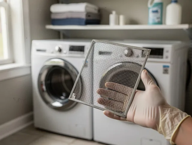 St. Cloud Dryer Vent Cleaning specialist performing detailed lint trap cleaning service in St. Cloud
