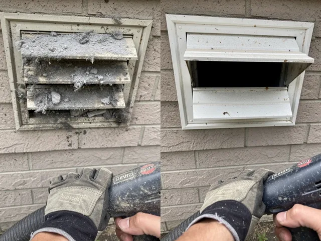 Professional dryer exhaust vent cleaning by St. Cloud Dryer Vent Cleaning in St. Cloud