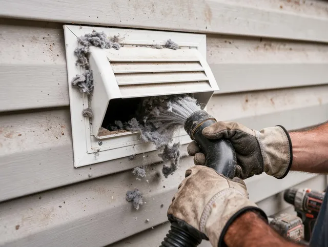 Professional dryer vent cleaning by St. Cloud Dryer Vent Cleaning in St. Cloud