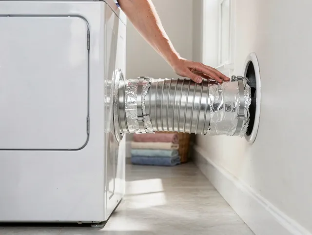 Professional dryer vent hose installation by St. Cloud Dryer Vent Cleaning in St. Cloud
